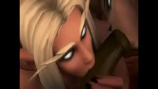 Peuting Elf Bikang jeung Draenei Bikang ngabandungan nyieun Orc.