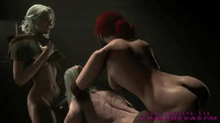 The Witcher 3 Request futa on Male