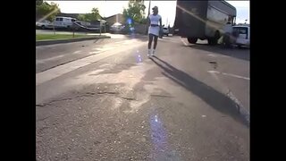 Negro polla en su apretado ébano culo