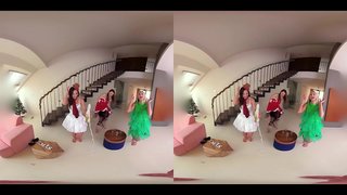 Fuck മൂന്നു Hot Babes in Free Full ക്രിസ്മസ് അനുഭവം!